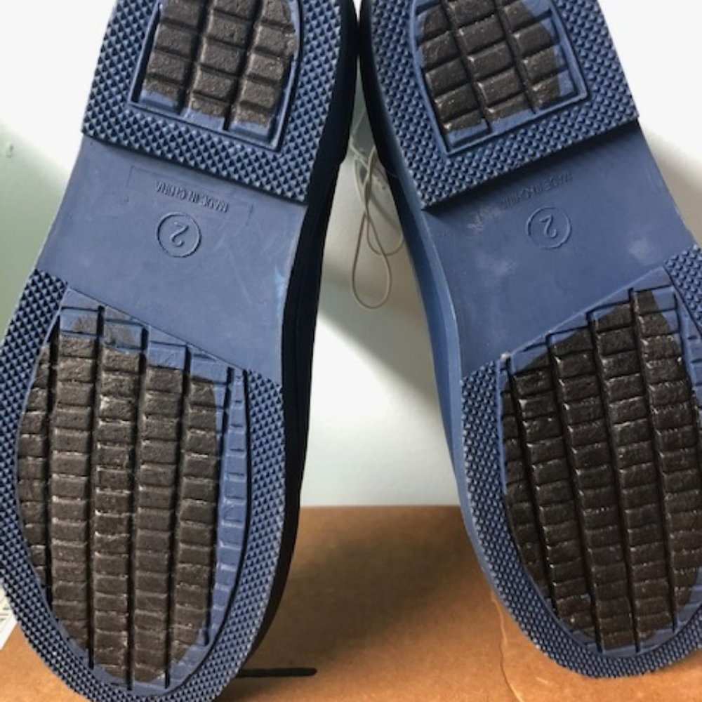 Cat & Jack Navy Rubber Boots Toddler Sz 2 NEW - Picture 4 of 7